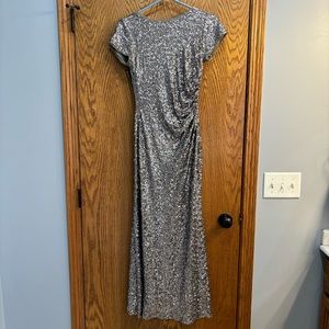 Women’s size 6P MOB sequins silver dress